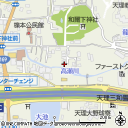 奈良県天理市櫟本町2991周辺の地図