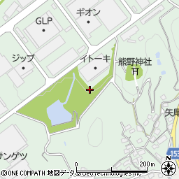 岡山県都窪郡早島町矢尾周辺の地図