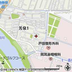 住宅型有料老人ホーム 和楽ライフ 芳泉周辺の地図