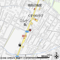 福田コーポ周辺の地図