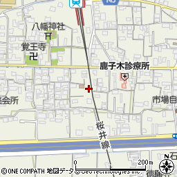 奈良県天理市櫟本町713周辺の地図
