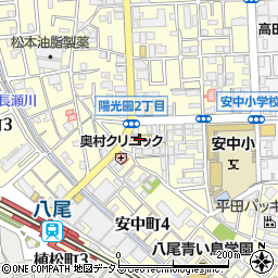 アオイ　ＪＲ八尾駅前店周辺の地図