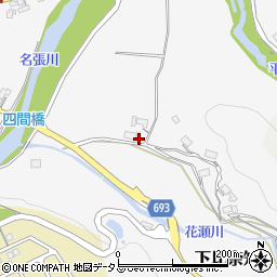 三重県名張市下比奈知37周辺の地図