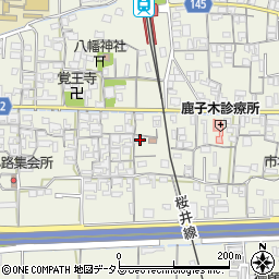 奈良県天理市櫟本町718周辺の地図