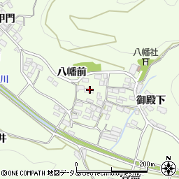 愛知県田原市山田町八幡前周辺の地図
