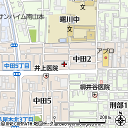 ココカラファイン八尾中田店周辺の地図