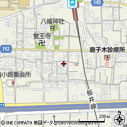 奈良県天理市櫟本町707周辺の地図