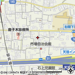 奈良県天理市櫟本町773周辺の地図