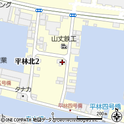 阪南産業株式会社　本社周辺の地図
