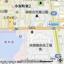 ゲオ大和郡山店周辺の地図