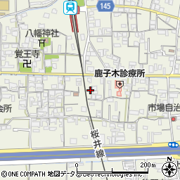 奈良県天理市櫟本町734周辺の地図