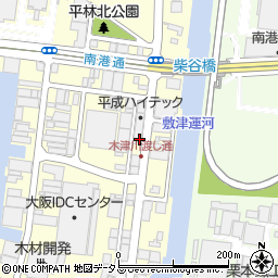 大阪府大阪市住之江区平林北2丁目4周辺の地図