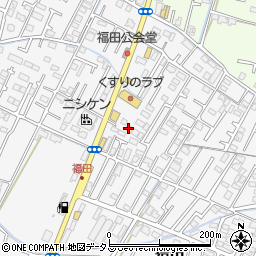 ラ・パルテール福田壱番館周辺の地図