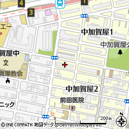 市営中加賀屋住宅６号棟周辺の地図