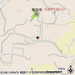 奈良県生駒郡平群町久安寺2181周辺の地図