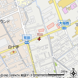 ホワイト急便ピュア岡山大福店周辺の地図