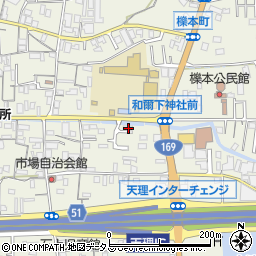 奈良県天理市櫟本町3037周辺の地図