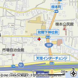 奈良県天理市櫟本町3030周辺の地図