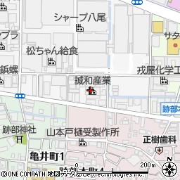 〒581-0066 大阪府八尾市北亀井町の地図