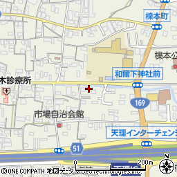 奈良県天理市櫟本町3046周辺の地図