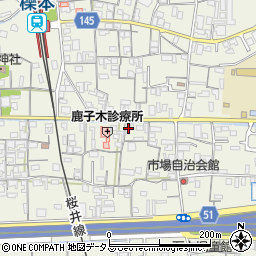 奈良県天理市櫟本町752周辺の地図