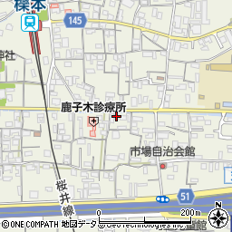 奈良県天理市櫟本町753周辺の地図