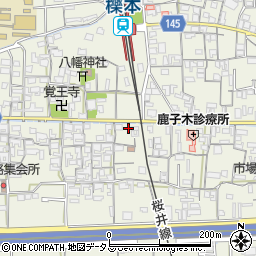 奈良県天理市櫟本町710周辺の地図