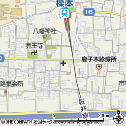 奈良県天理市櫟本町709周辺の地図