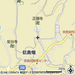 奈良県生駒郡平群町信貴畑1181周辺の地図