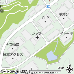 ジップ周辺の地図