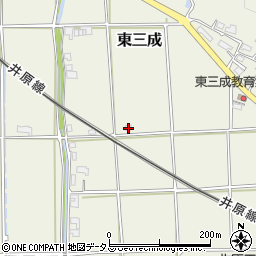 岡山県小田郡矢掛町東三成1807周辺の地図