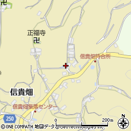 奈良県生駒郡平群町信貴畑1098周辺の地図