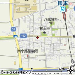 奈良県天理市櫟本町678周辺の地図