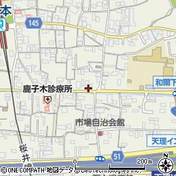 奈良県天理市櫟本町784周辺の地図