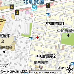 市営中加賀屋住宅７号棟周辺の地図
