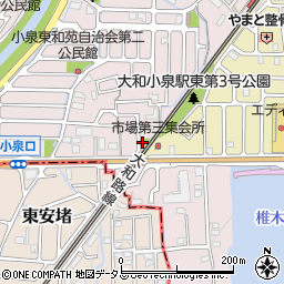 小泉東和苑第六号児童公園周辺の地図