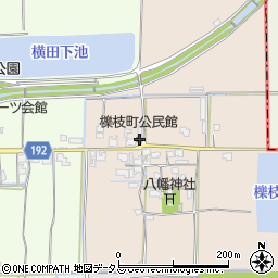 櫟枝町公民館周辺の地図