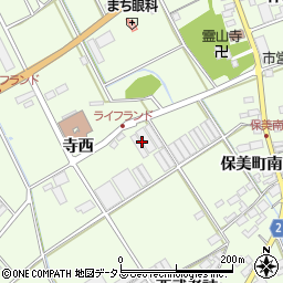 愛知県田原市保美町仲原周辺の地図