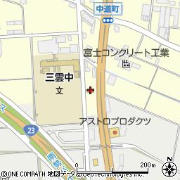 ファミリーマート松阪中道町店周辺の地図