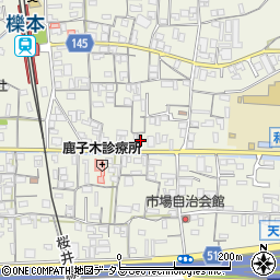 奈良県天理市櫟本町788周辺の地図