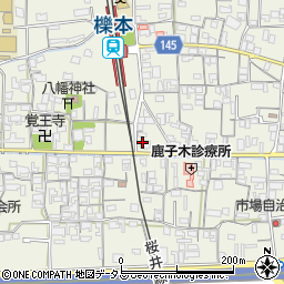 奈良県天理市櫟本町874周辺の地図