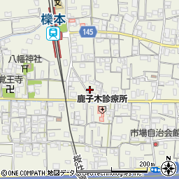 奈良県天理市櫟本町841周辺の地図
