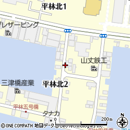 大阪府大阪市住之江区平林北2丁目周辺の地図