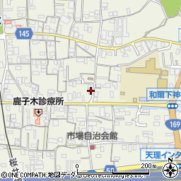 奈良県天理市櫟本町781周辺の地図