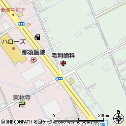 毛利歯科医院周辺の地図