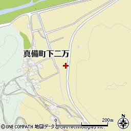 岡山県倉敷市真備町下二万1696周辺の地図