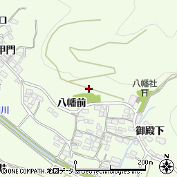 愛知県田原市山田町周辺の地図