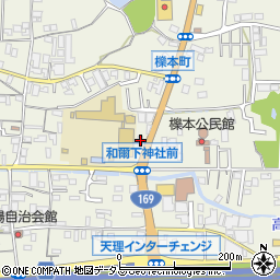 奈良県天理市櫟本町2434周辺の地図