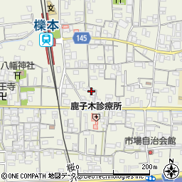 奈良県天理市櫟本町845周辺の地図
