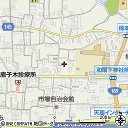 奈良県天理市櫟本町2396周辺の地図